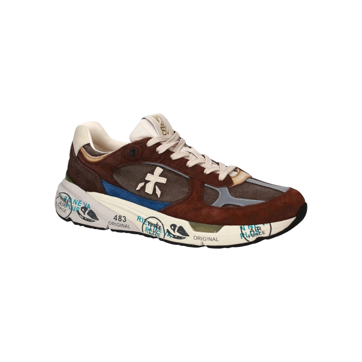 Premiata sneaker duomo modello Mase 25 8026 con tomaia in tessuto e pelle