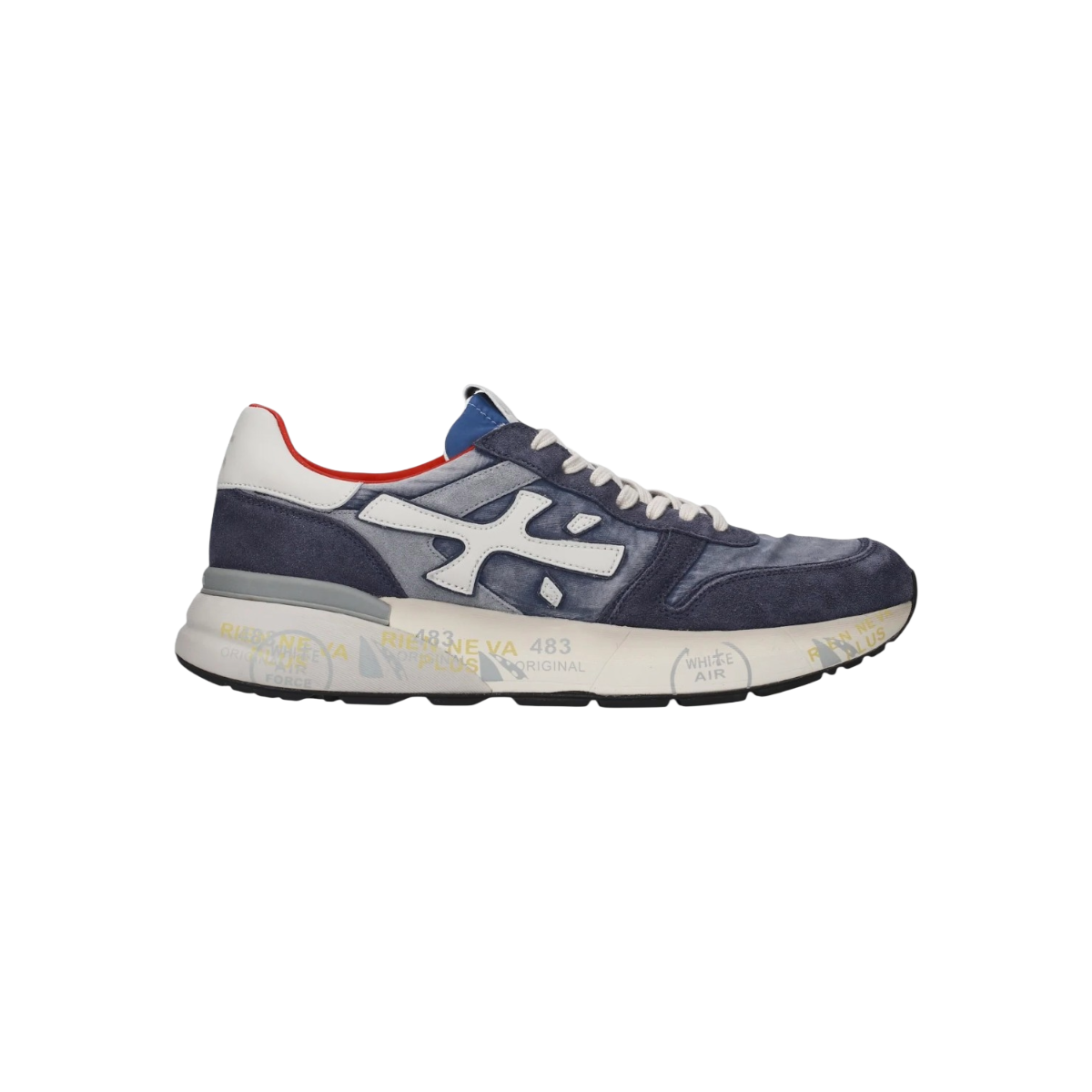 PREMIATA SNEAKERS UOMO MODELLO MICK 8006 IN PELLE E NYLON