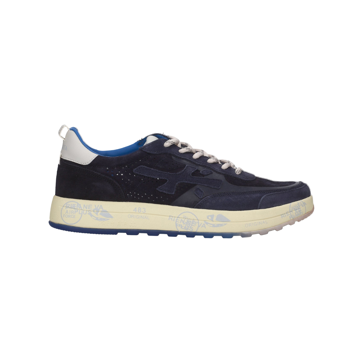 PREMIATA SNEAKERS UOMO MODELLO NOUS 7222 IN CAMOSCIO