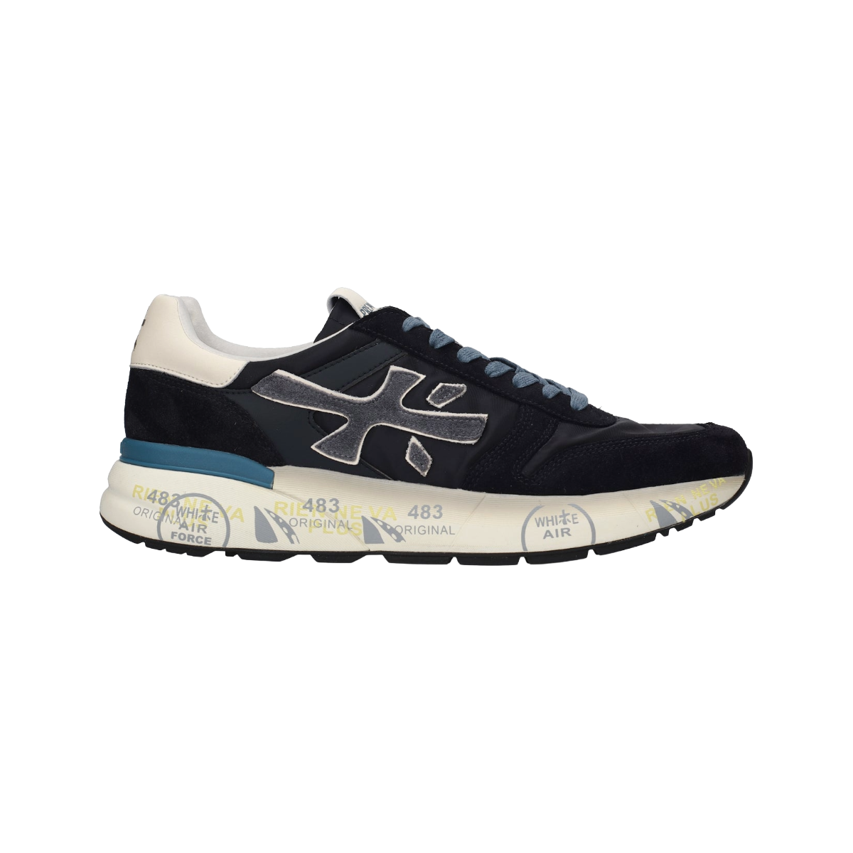 PREMIATA SNEAKERS UOMO MODELLO MICK 7716 IN CAMOSCIO E NYLON