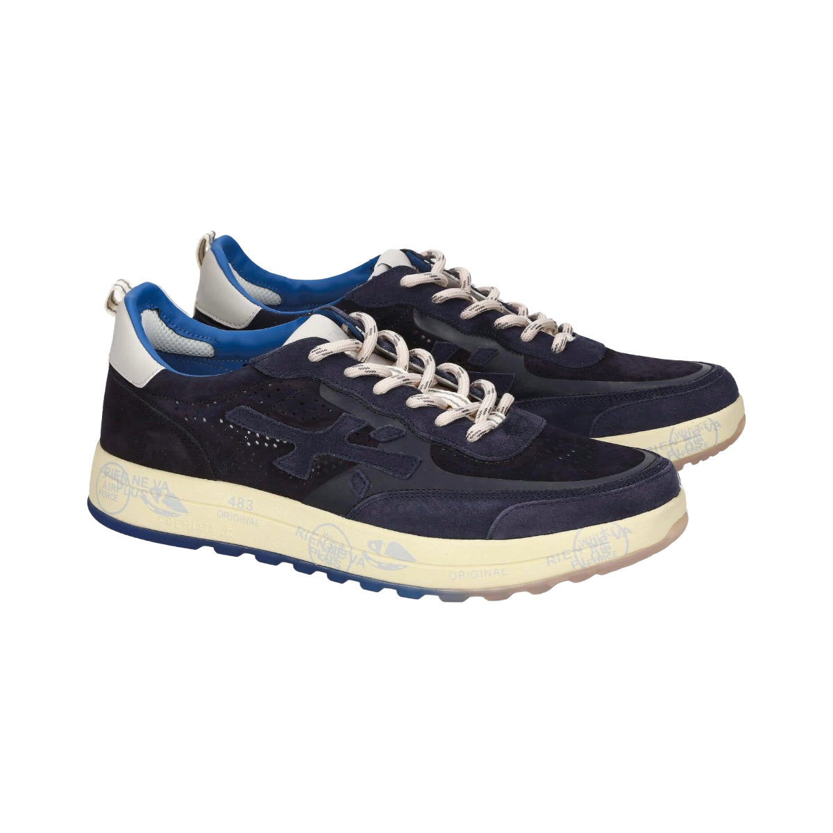 PREMIATA SNEAKERS UOMO MODELLO NOUS 7222 IN CAMOSCIO