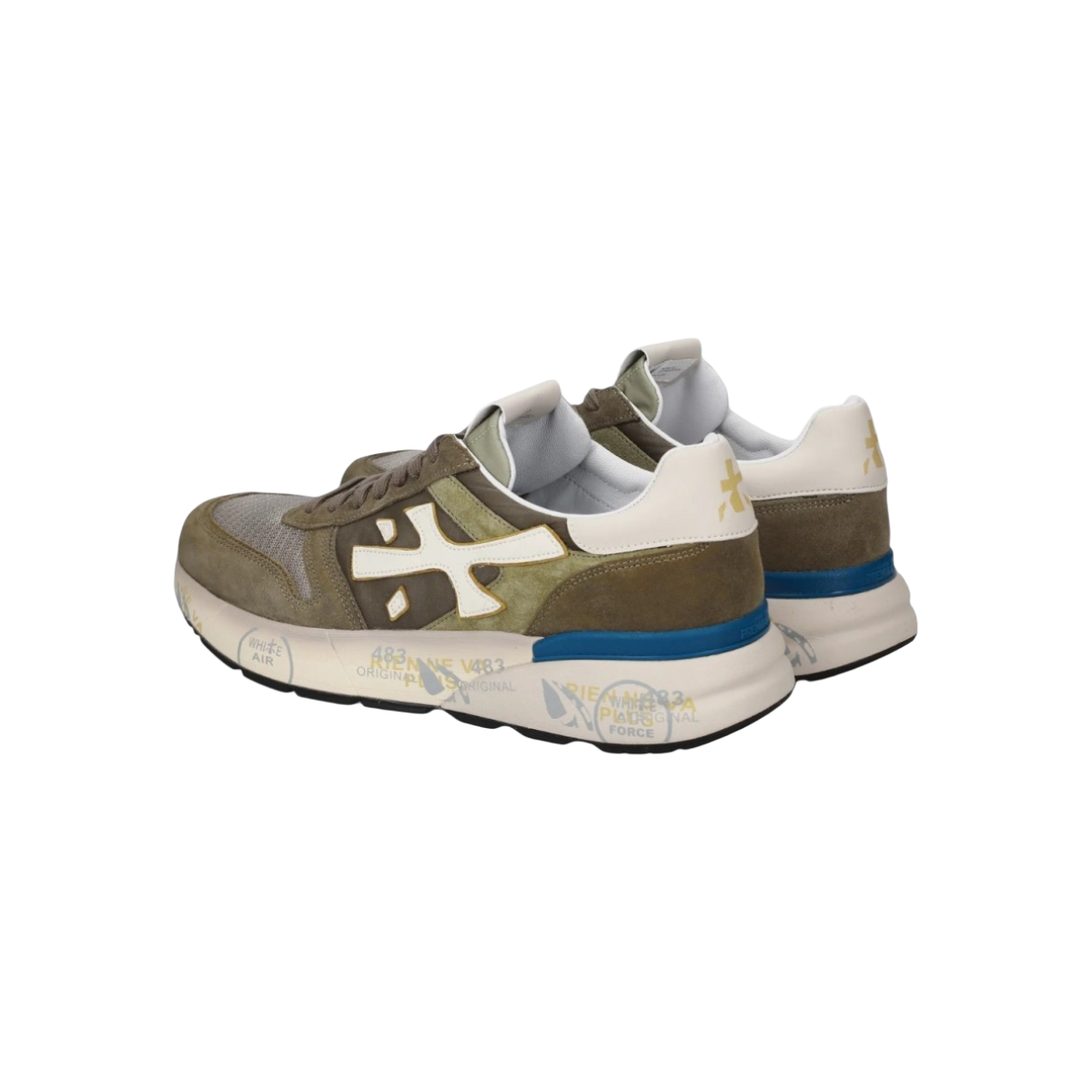 PREMIATA SNEAKERS UOMO MODELLO MICK 8086 IN PELLE E NYLON