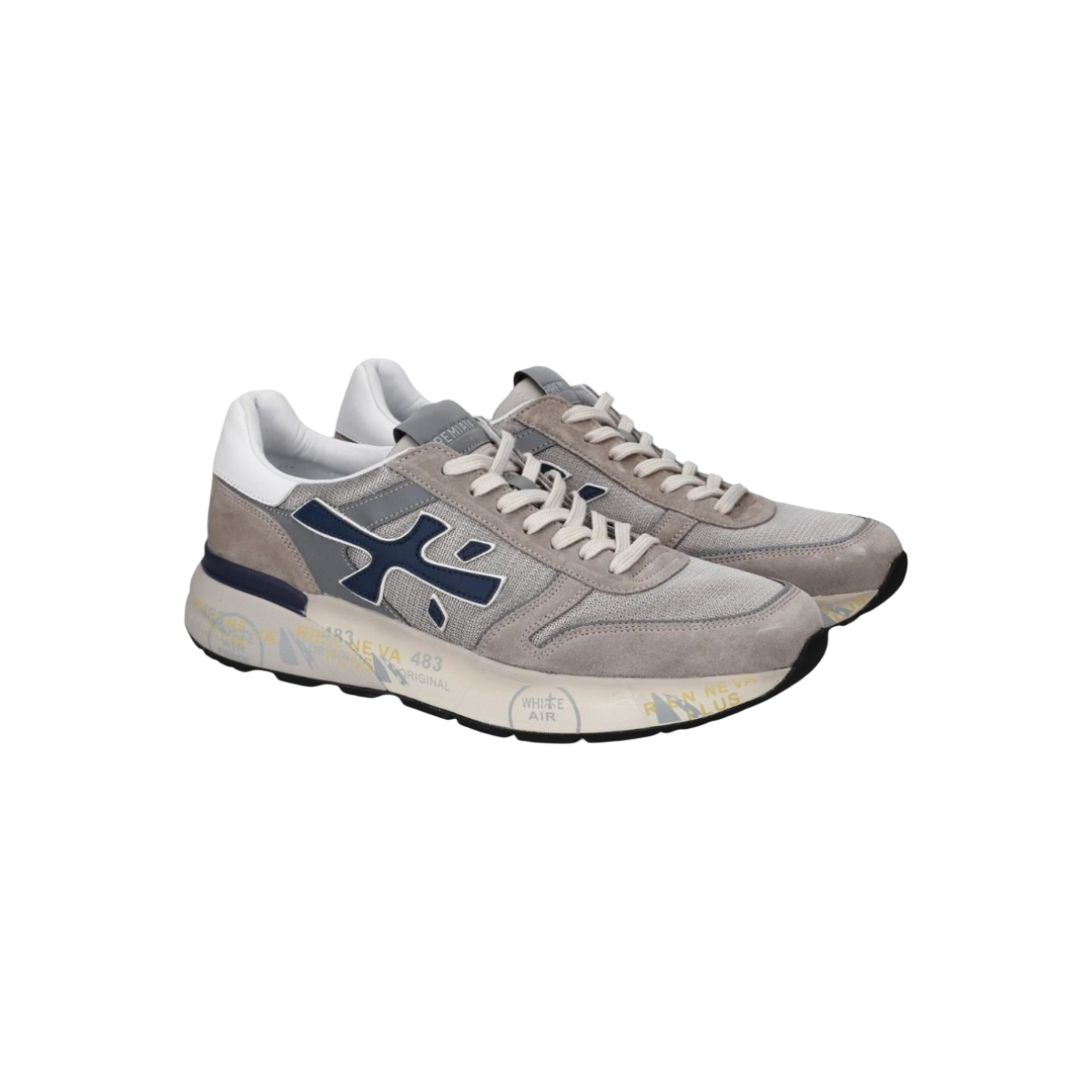 PREMIATA SNEAKERS UOMO MODELLO MICK 8001 IN PELLE E NYLON
