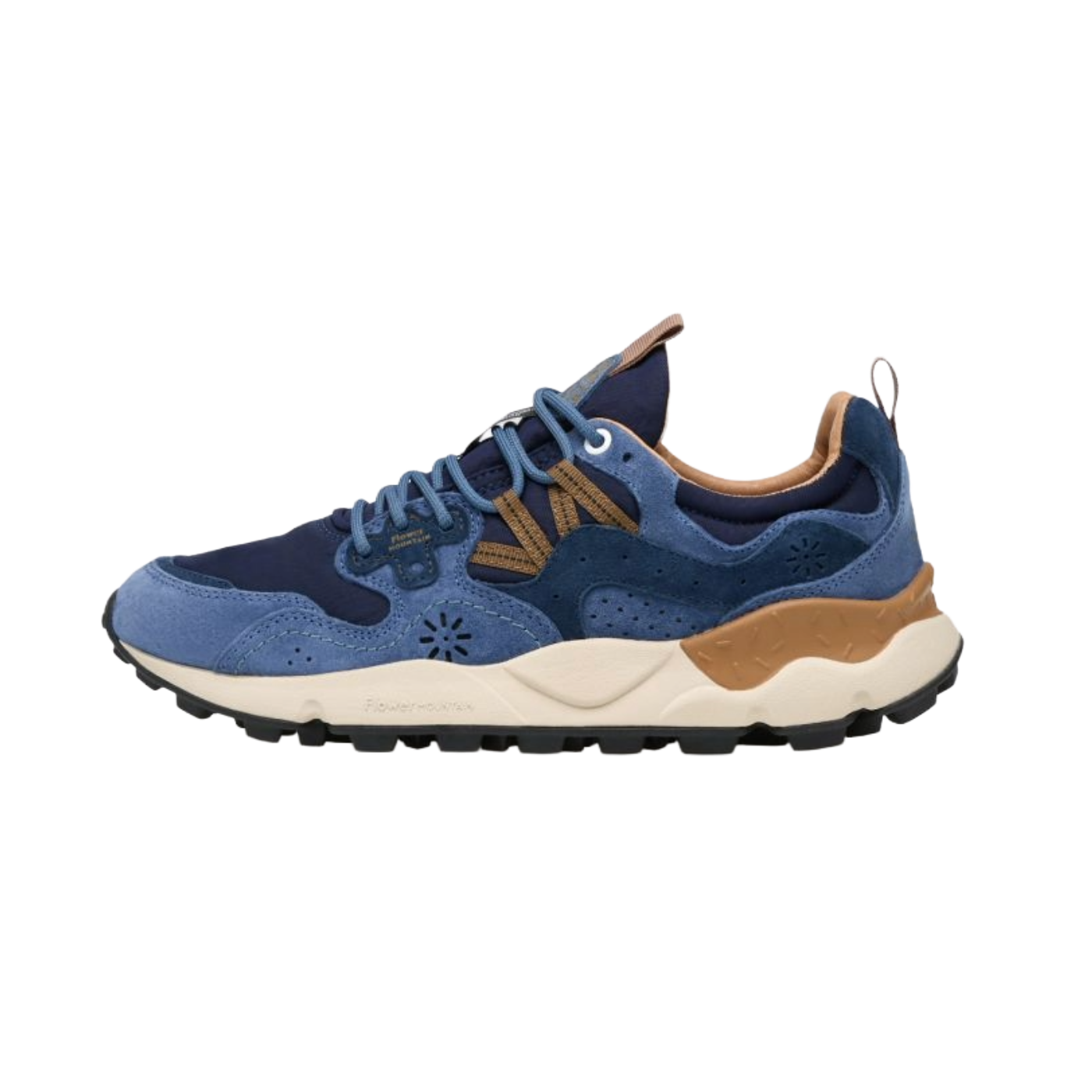 FLOWER MOUNTAIN Sneakers in suede e tessuto tecnico YAMANO 3 MAN