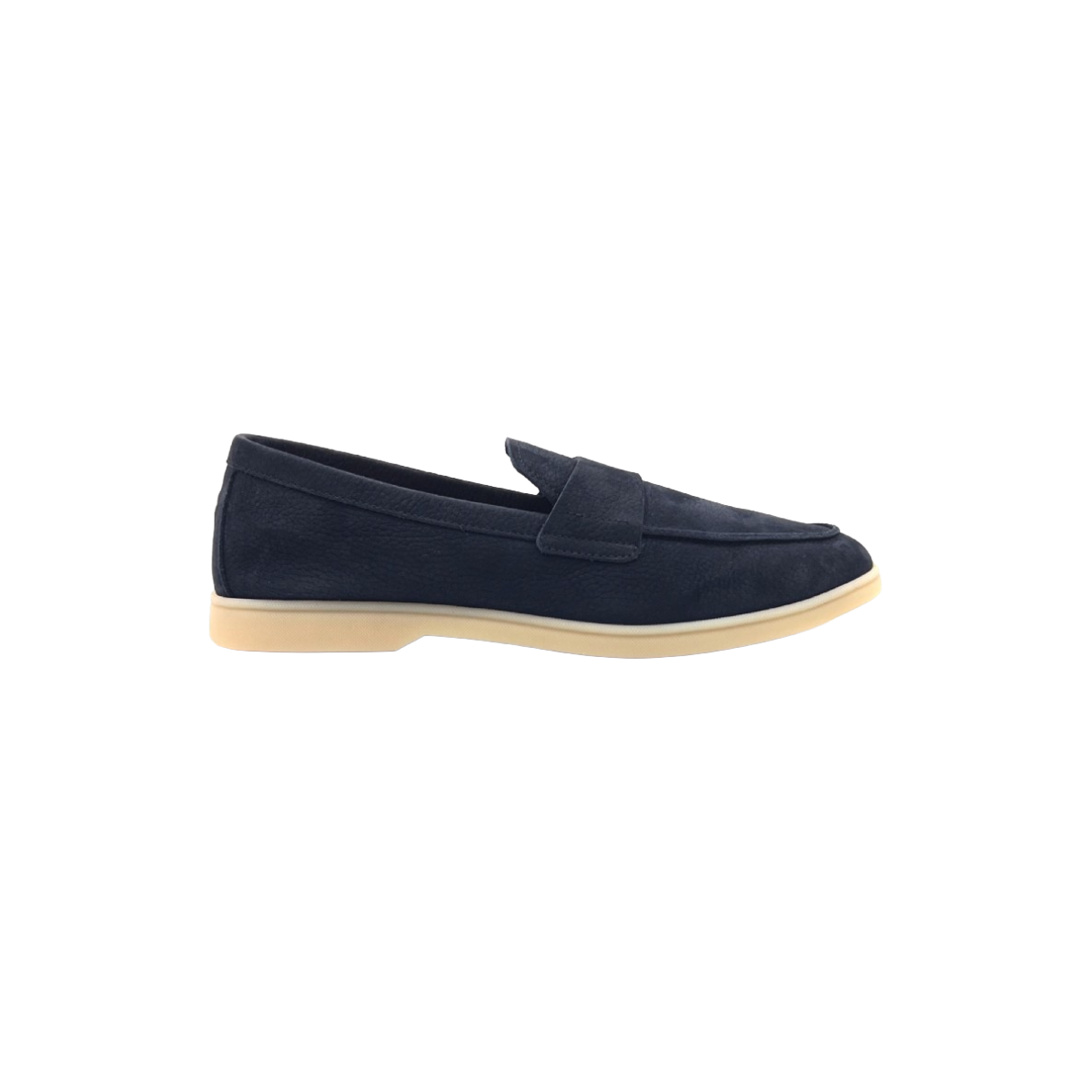HENDERSON BARACCO Mocassino con fascetta in nabuk CHIAIA N.0