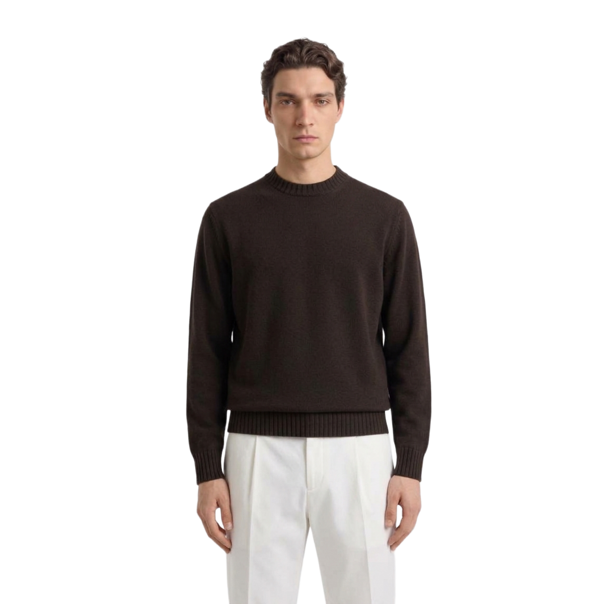 FILIPPO DE LAURENTIIS G.COLLO M/L IN LANA MERINO GC3ML_WM8R