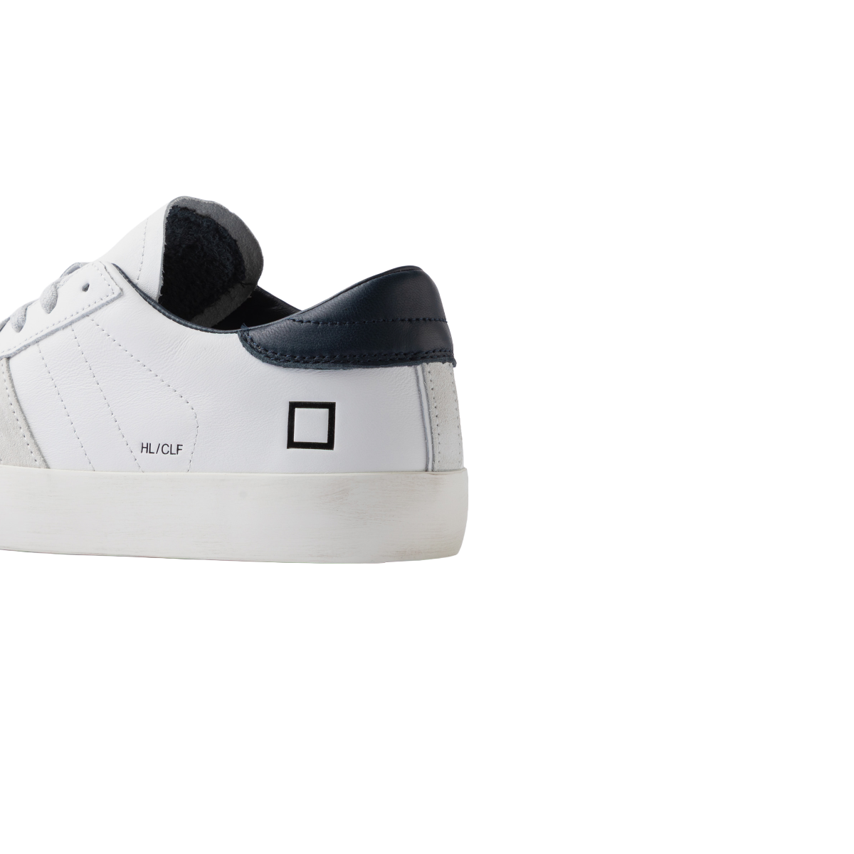 DATE SNEAKERS IN PELLE MODELLO HILL LOW CALF WHITE-BLUE