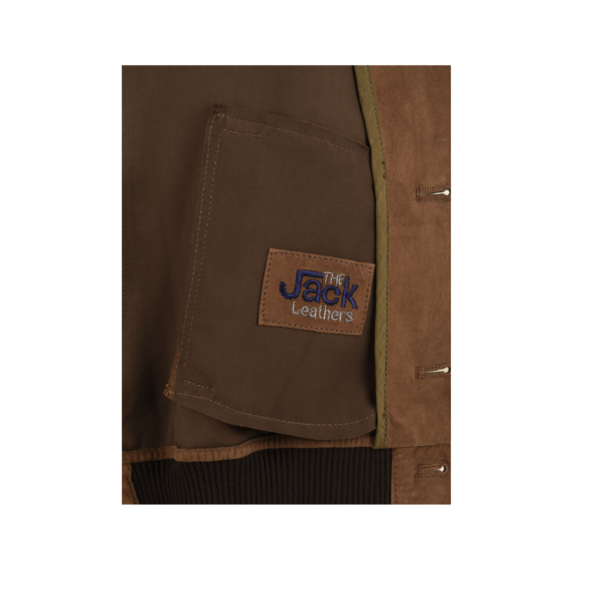 JACK LEATHER GIUBBOTTO IN SUEDE SIMPLE KNIT