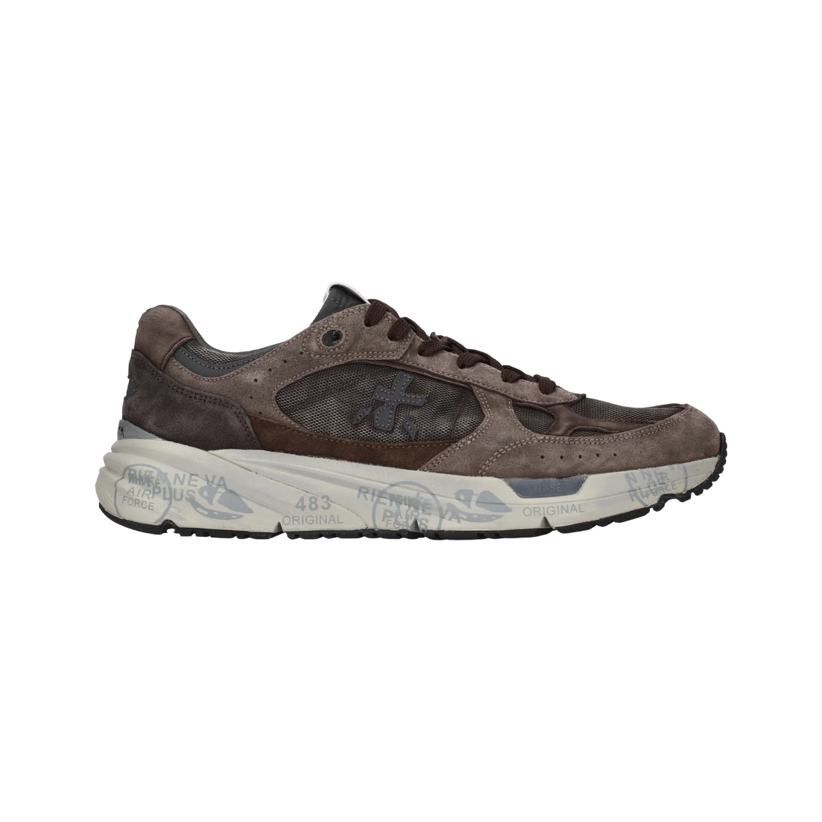 PREMIATA SNEAKERS IN PELLE E TESSUTO MASE25 8421