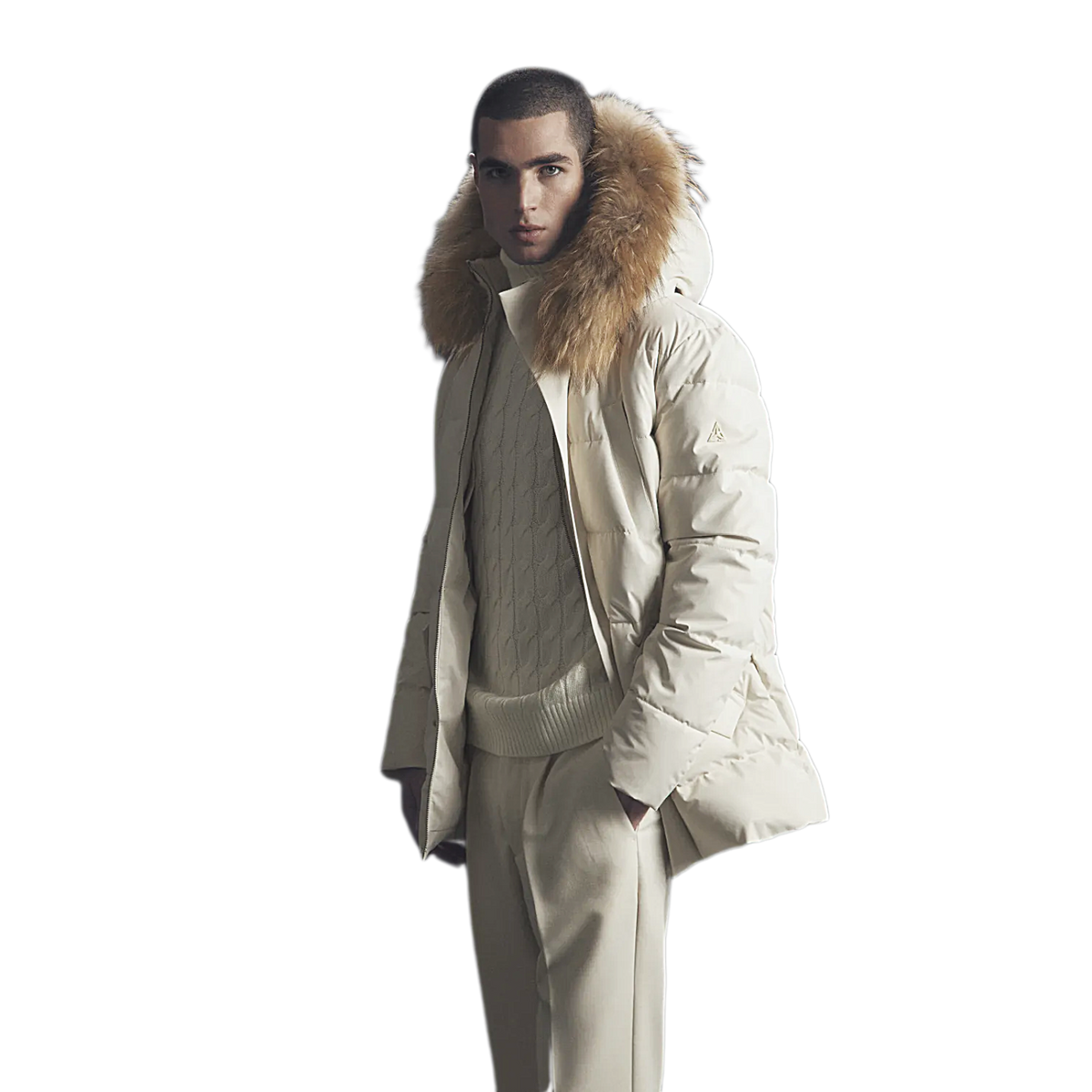 HèSKIMO PARKA CON CAPPUCCIO E PELLICCIA HE2440036