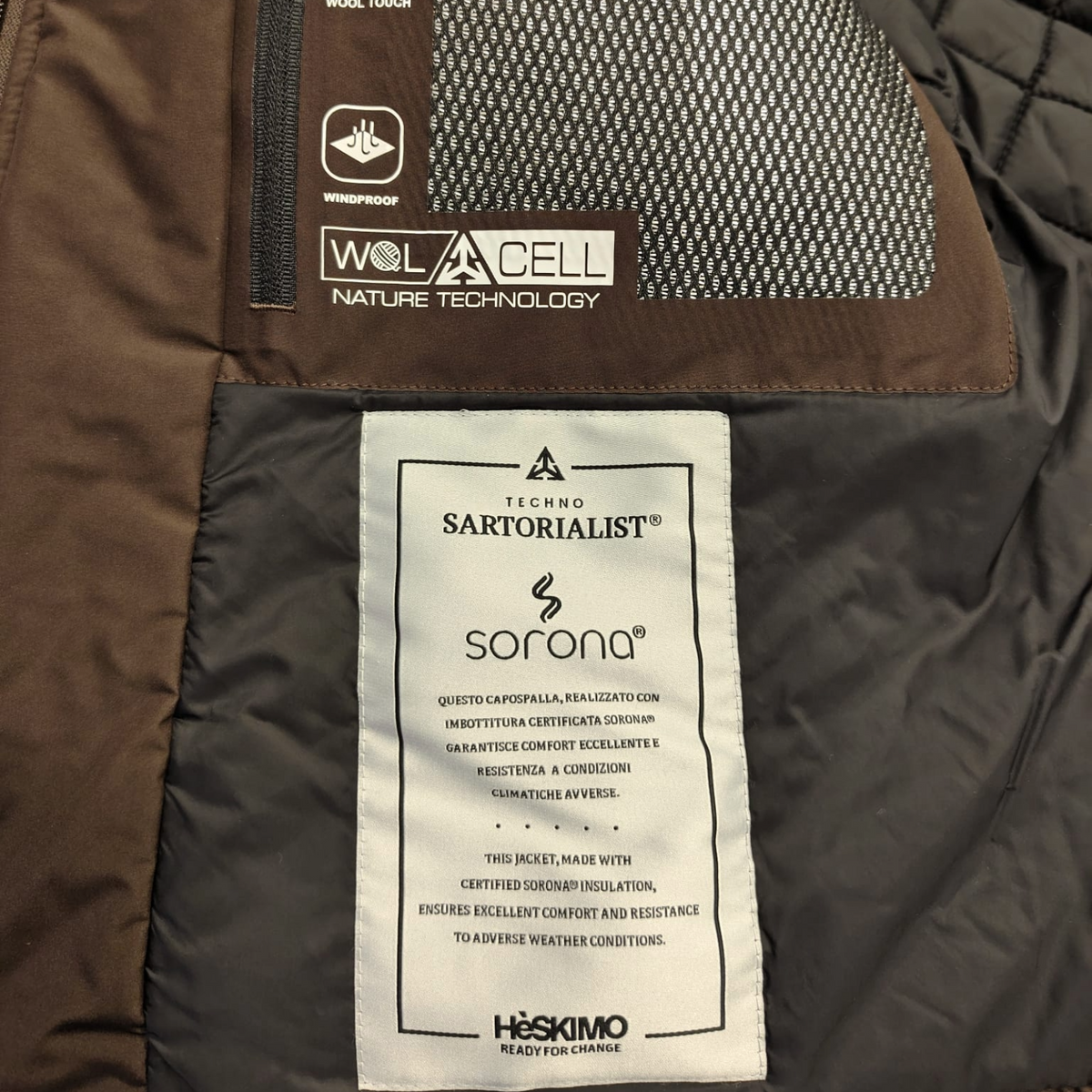 HèSKIMO GIUBBOTTO CON CAPPUCCIO IN NYLON HE2440039