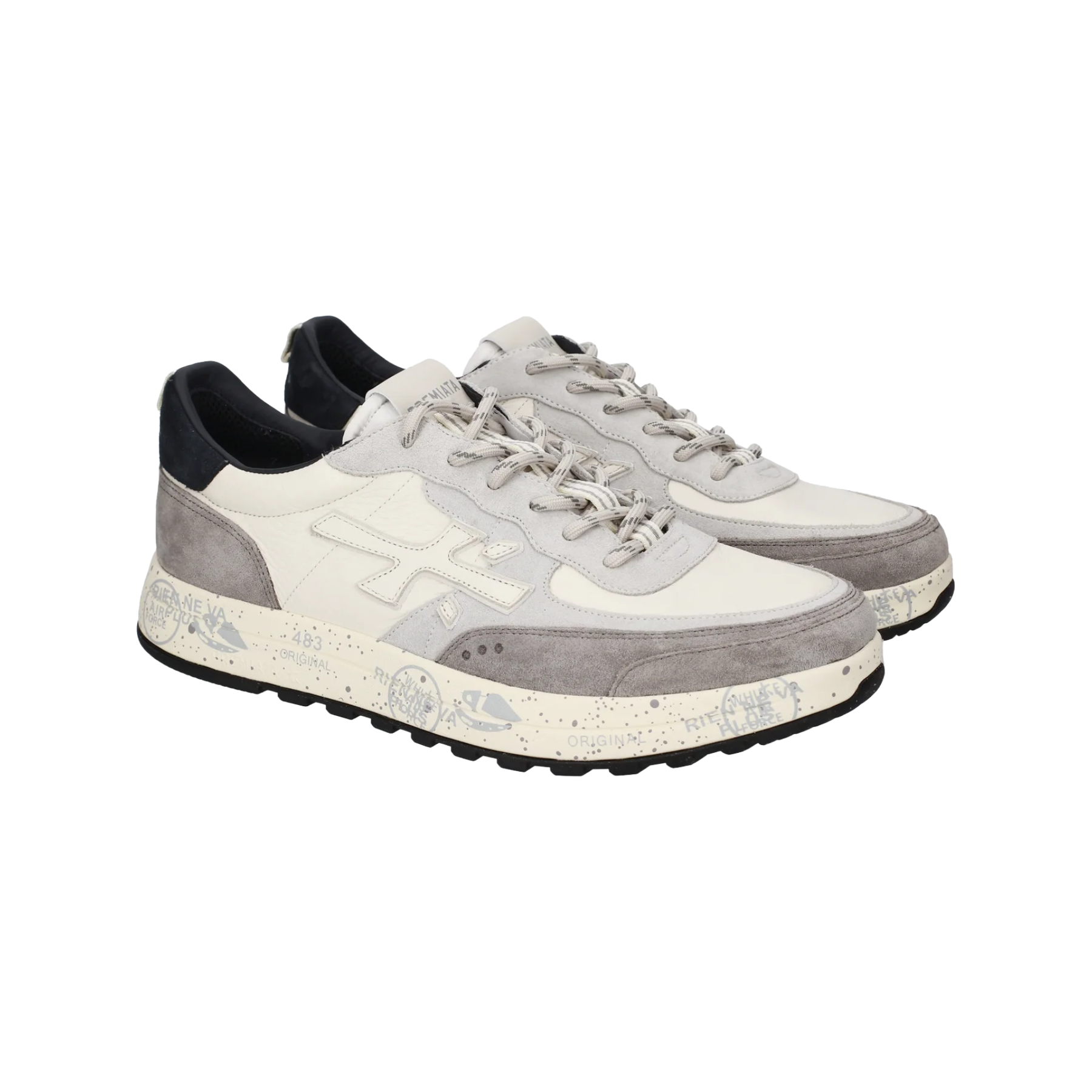 PREMIATA SNEAKERS IN PELLE E TESSUTO NOUS 8466