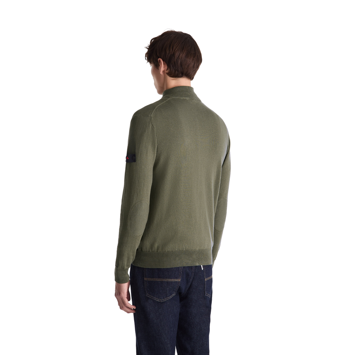 PEUTEREY MAGLIA PEU5967 MISTO LANA FULL ZIP RENNEL RWS 01