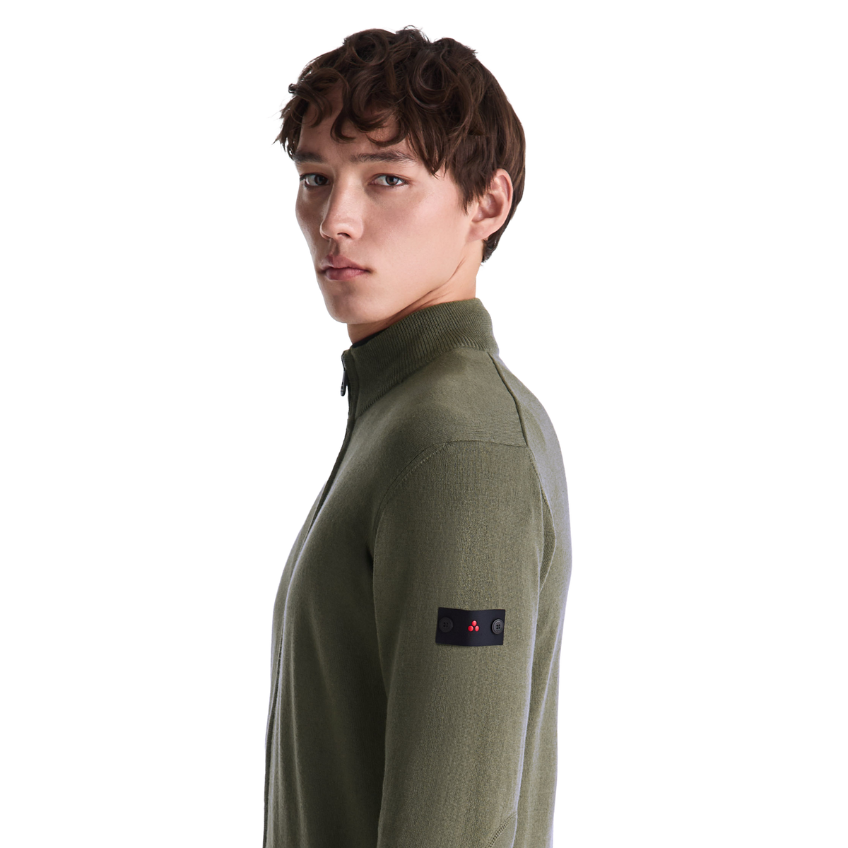 PEUTEREY MAGLIA PEU5967 MISTO LANA FULL ZIP RENNEL RWS 01