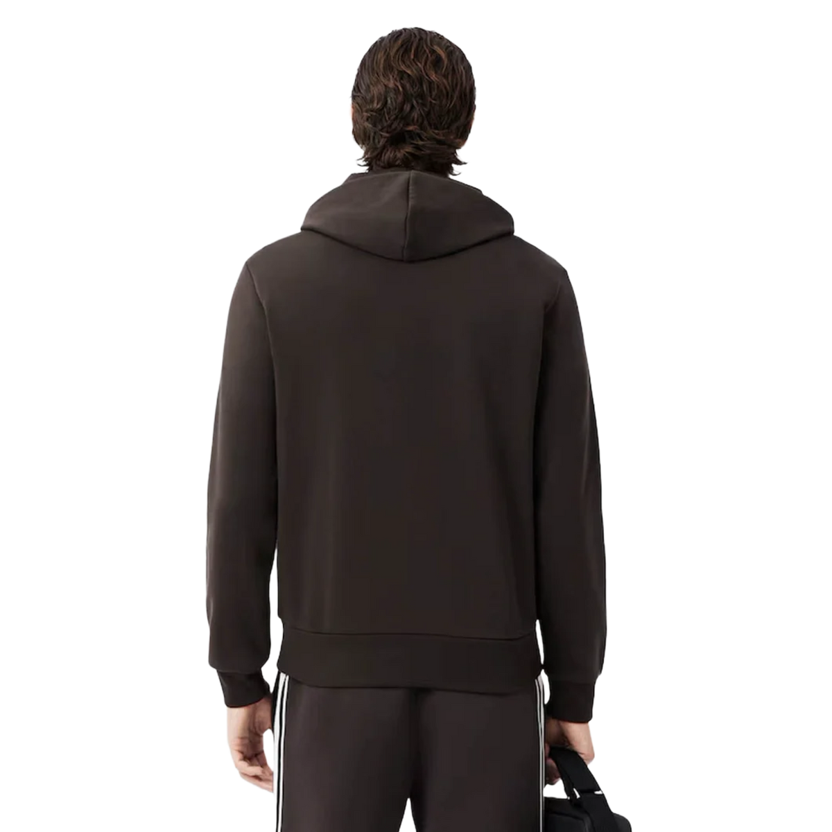 LACOSTE Felpa con cappuccio in cotone felpato  SH9623