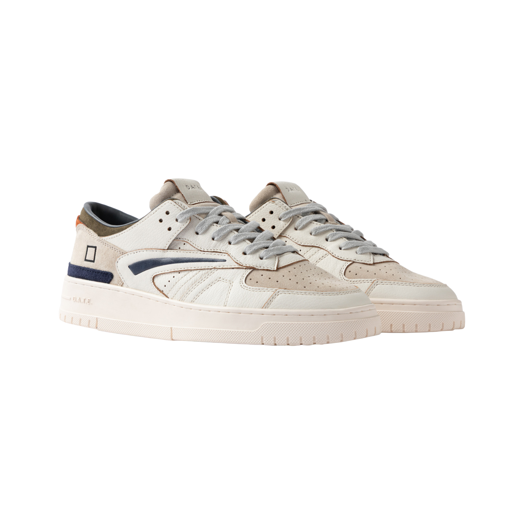 DATE Sneakers bassa in pelle TORNEO COLORED