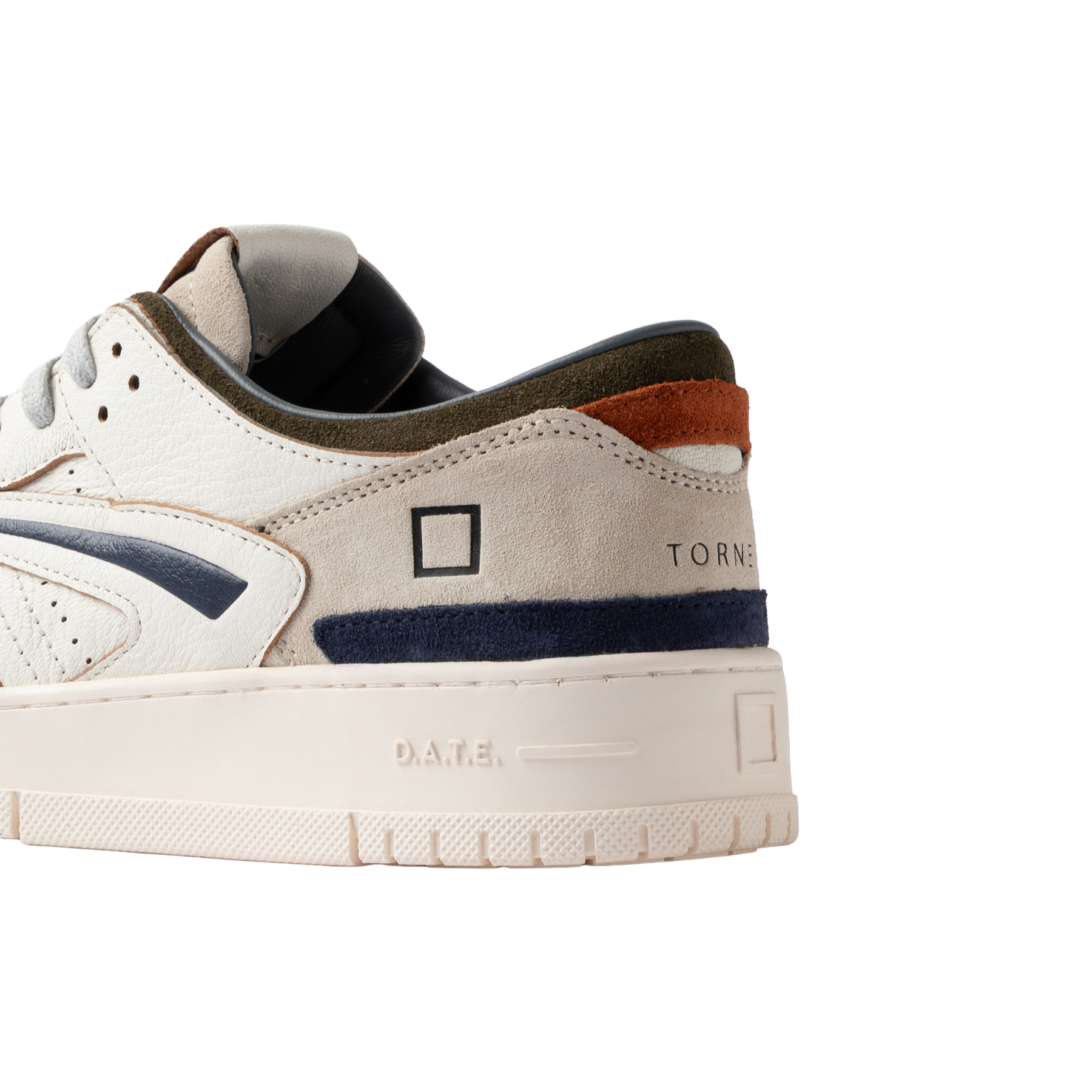 DATE Sneakers bassa in pelle TORNEO COLORED