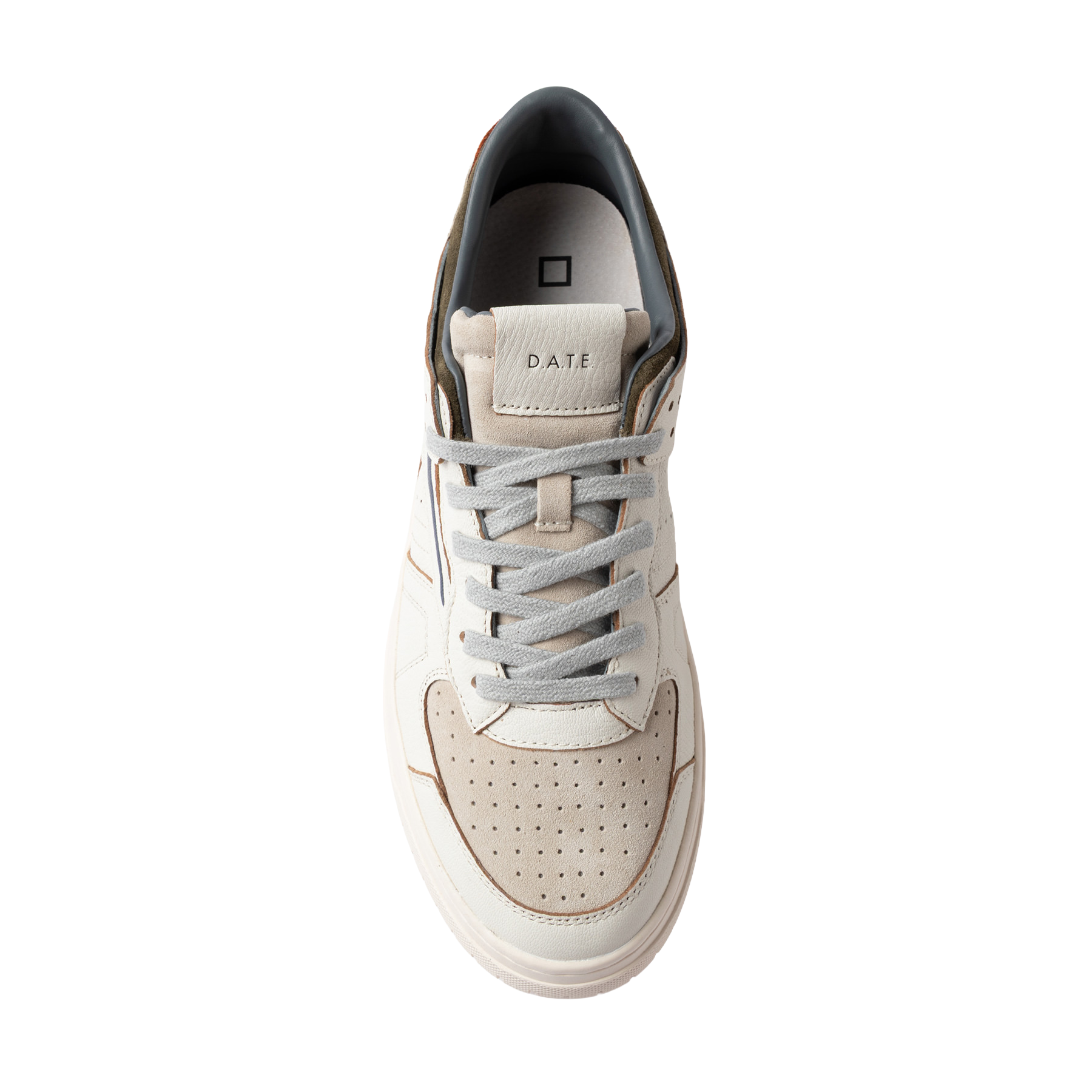 DATE Sneakers bassa in pelle TORNEO COLORED
