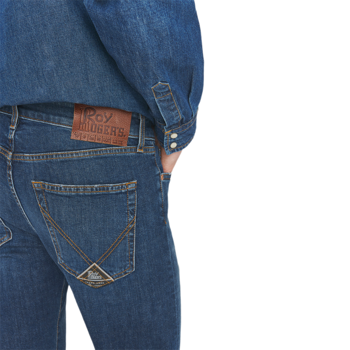 ROY ROGER'S 517 MAN DENIM ELAST. WASH 52